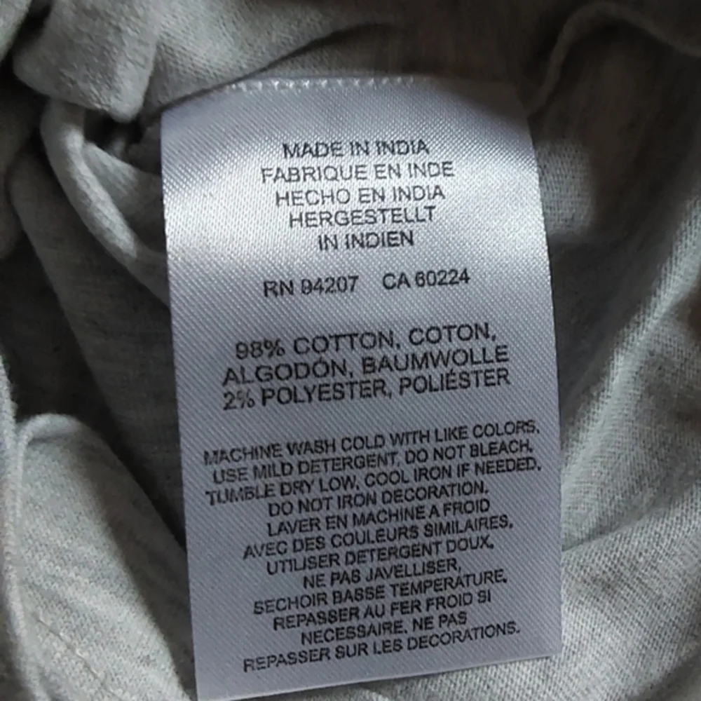 NWT Mens‎ Caterpiller Light Heather Gray Grunge Tractor Tee Shirt Size XL
